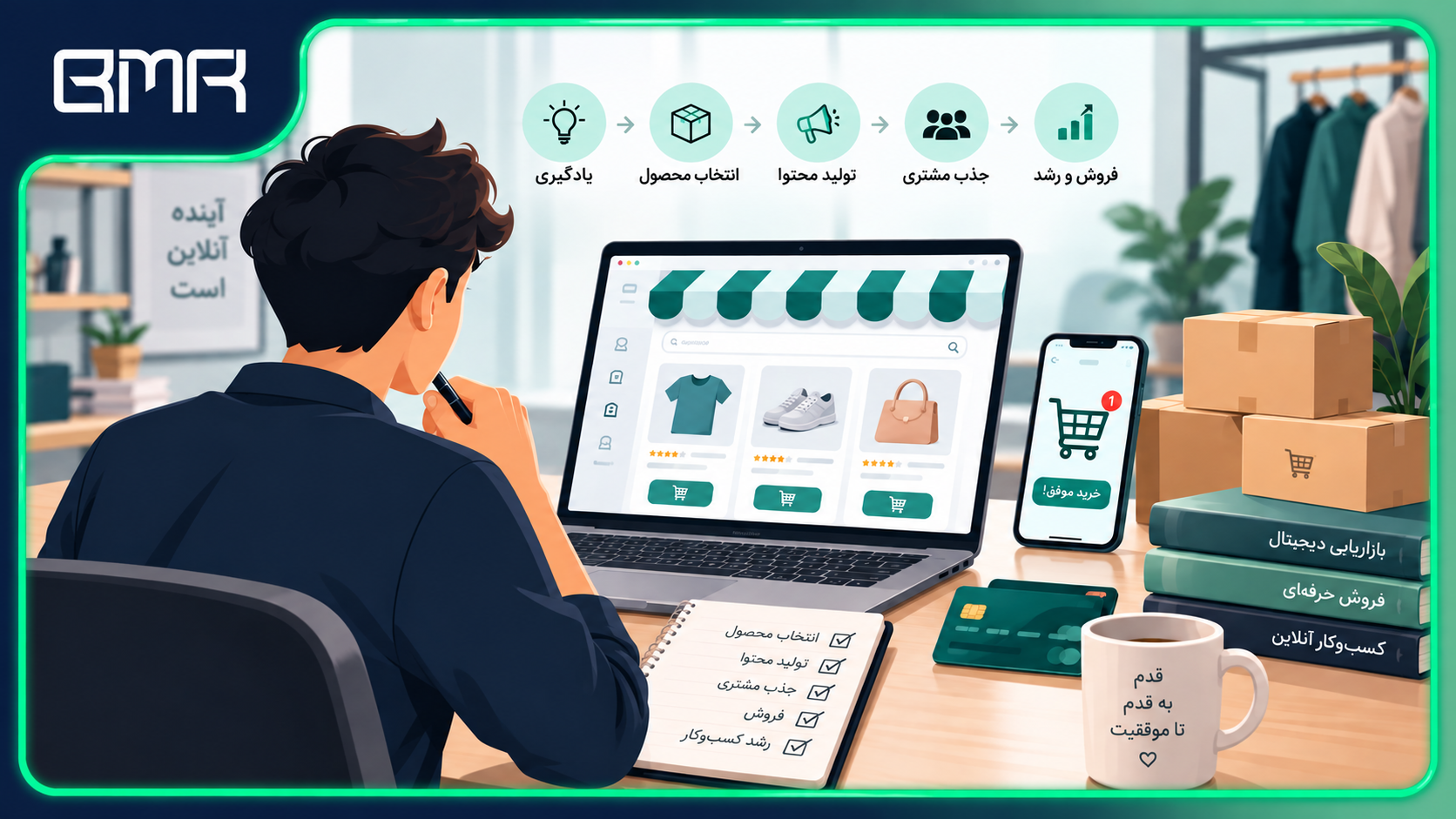 چگونه بدون سرمایه زیاد فروش اینترنتی را شروع کنیم؟